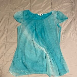 Blue dressbarn women’s dress shirt